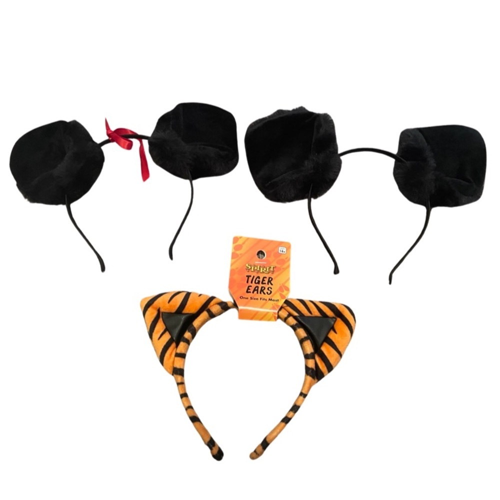 Bundle of 3 pieces adult costume ears OS